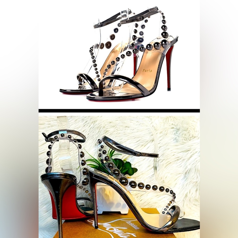 Christian Louboutin PVC Heels
$450 Size: 10 Christian Louboutin